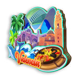 Kühlschrankmagnet für Valencia, Spanien 1577