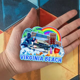 Магнит на холодильник для Вирджиния-Бич, Вирджиния, США 886