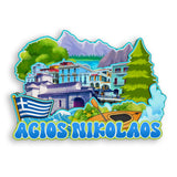 Refrigerator Magnet for Agios Nikolaos Greece  1783