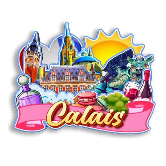 Refrigerator Magnet for Calais France  2621