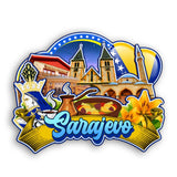 Refrigerator Magnet for Sarajevo Bosnia and Herzegovina  2413