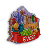 Refrigerator Magnet for Evora Portugal  1945