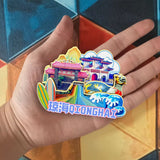 Магнит на холодильник для Цюнхай, Хайнань, Китай 453