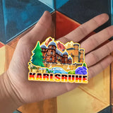 Refrigerator Magnet for Karlsruhe Germany  1198