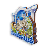 Refrigerator Magnet for Santorini Greece  1707