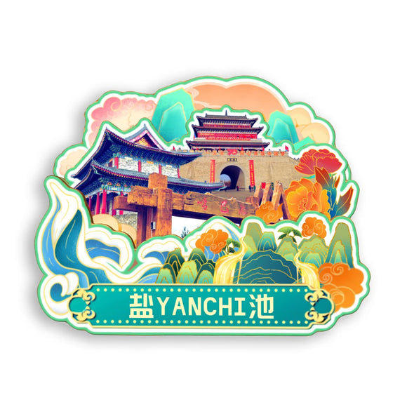 Refrigerator Magnet for Yanchi, Ningxia, China  684