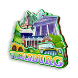 Refrigerator Magnet for Vicksburg Mississippi USA  1014