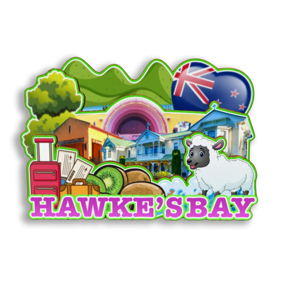 Refrigerator Magnet for Hawke¡¯s Bay New Zealand  2763