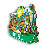Kühlschrankmagnet für Ruse Bulgarien 2449