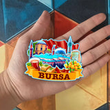 Магнит на холодильник для Бурсы, Турция, 1647