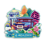 Kühlschrankmagnet für Dazhou, Sichuan, China 575