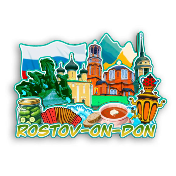 Refrigerator Magnet for Rostov-on-Don Russia  2561