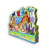 Refrigerator Magnet for Montpellier France  2577