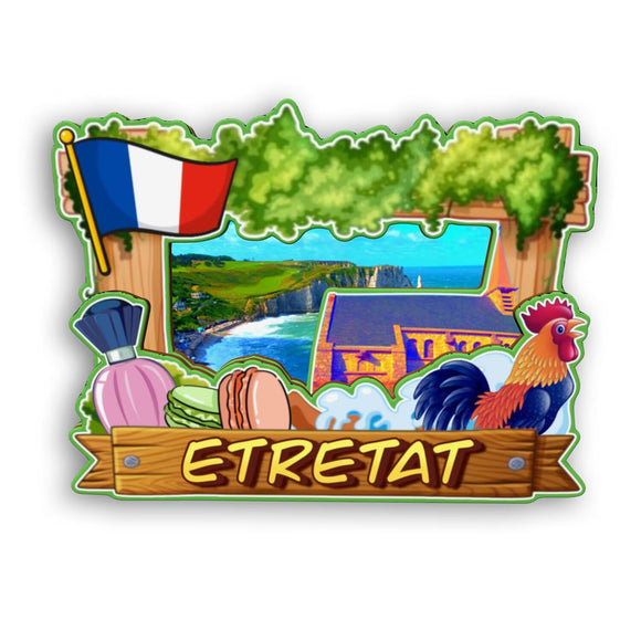 Refrigerator Magnet for Etretat France  2570