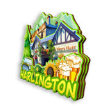 Refrigerator Magnet for Harlington UK  1474