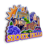 Refrigerator Magnet for Sioux Falls South Dakota USA  1138