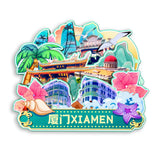 Магнит на холодильник для города Сямынь, провинция Фуцзянь, Китай 553