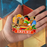 Refrigerator Magnet for Erfurt Germany  1244