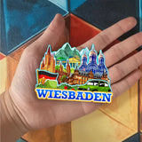 Kühlschrankmagnet für Wiesbaden Deutschland 1228