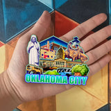 Refrigerator Magnet for Oklahoma City Oklahoma USA  1101