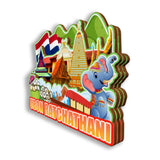 Refrigerator Magnet for Ubon Ratchatahani Thailand  2814