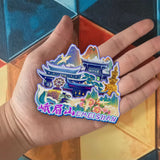 Kühlschrankmagnet für Emeishan, Sichuan, China 576