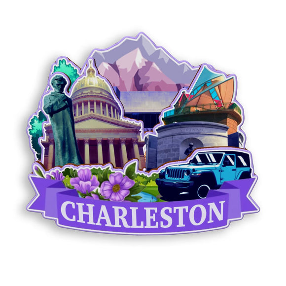 Refrigerator Magnet for Charleston West Virginia USA  908
