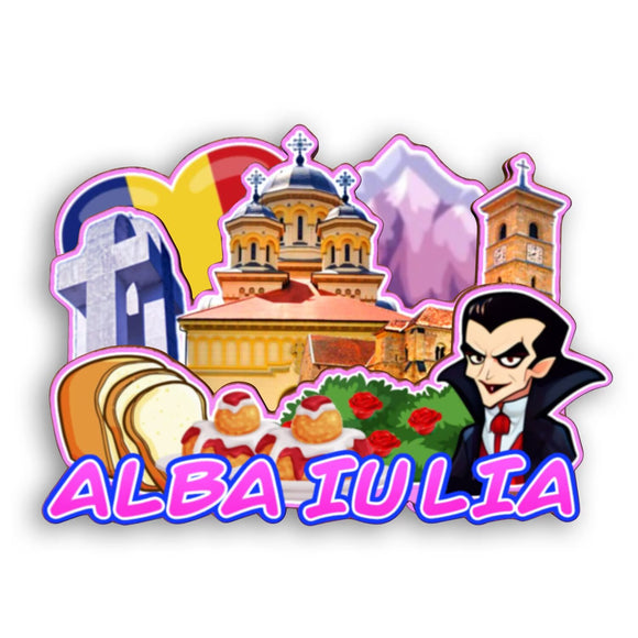 Refrigerator Magnet for Alba Iulia Romania  2326