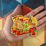 Refrigerator Magnet for Leon Spain  1508