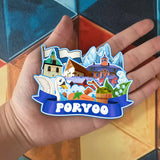 Refrigerator Magnet for Porvoo Finland  2337