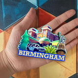 Kühlschrankmagnet für Birmingham Alabama USA 347