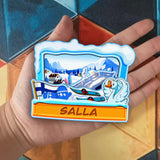 Refrigerator Magnet for Salla Finland  2349