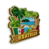 Refrigerator Magnet for Huatulco Mexico  1845