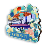 Refrigerator Magnet for Yumen, Gansu, China  828