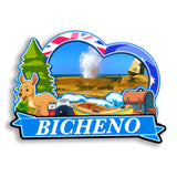Refrigerator Magnet for Bicheno Australia  2717