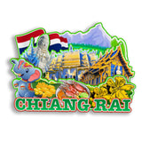Refrigerator Magnet for Chiang Rai Thailand  2800