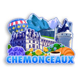 Refrigerator Magnet for Chenonceaux France  1344