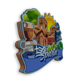 Refrigerator Magnet for Sparta Greece  1750