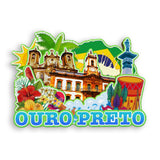 Refrigerator Magnet for Ouro Preto Brazil  1910