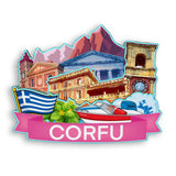 Refrigerator Magnet for Corfu Greece  1739