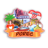 Kühlschrankmagnet für Porec Kroatien 2227