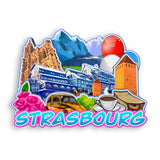 Refrigerator Magnet for Strasbourg France  1350