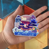 Refrigerator Magnet for Chenggu, Shaanxi, China  779