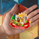 Refrigerator Magnet for Lleida Spain  1531
