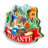 Refrigerator Magnet for Alicante Spain  1566