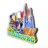 Refrigerator Magnet for Strasbourg France  1349