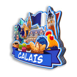 Refrigerator Magnet for Calais France  2622