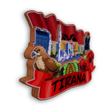 Refrigerator Magnet for Tirana Albania  2454