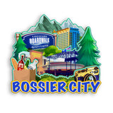 Kühlschrankmagnet für Bossier City Louisiana USA 964