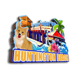 Магнит на холодильник для Хантингтон-Бич, Калифорния, США 263